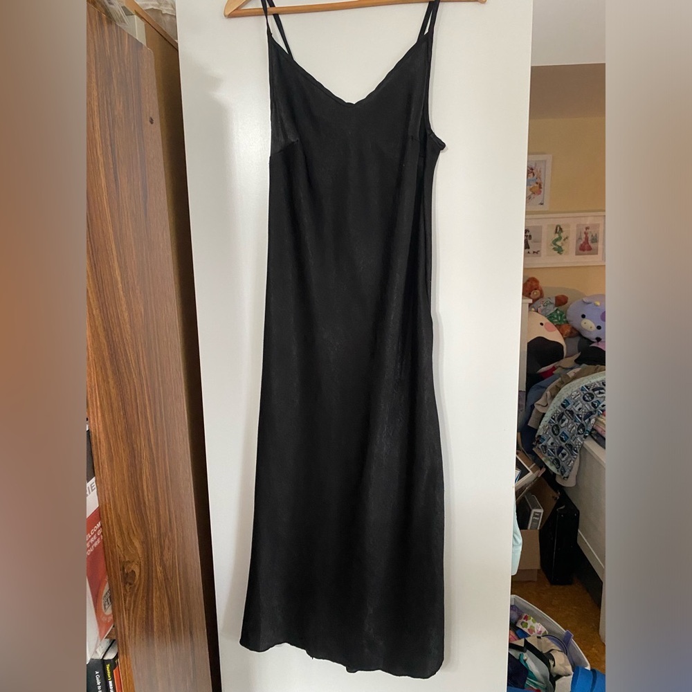 🔥Elegant Black Slip Dress